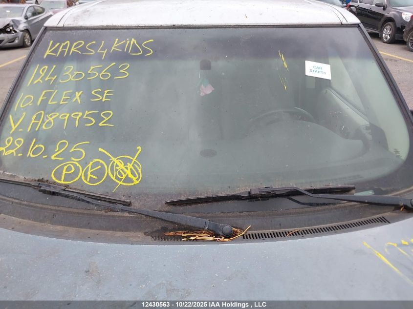 2010 Ford Flex Se VIN: 2FMGK5BC2ABA89952 Lot: 12430563