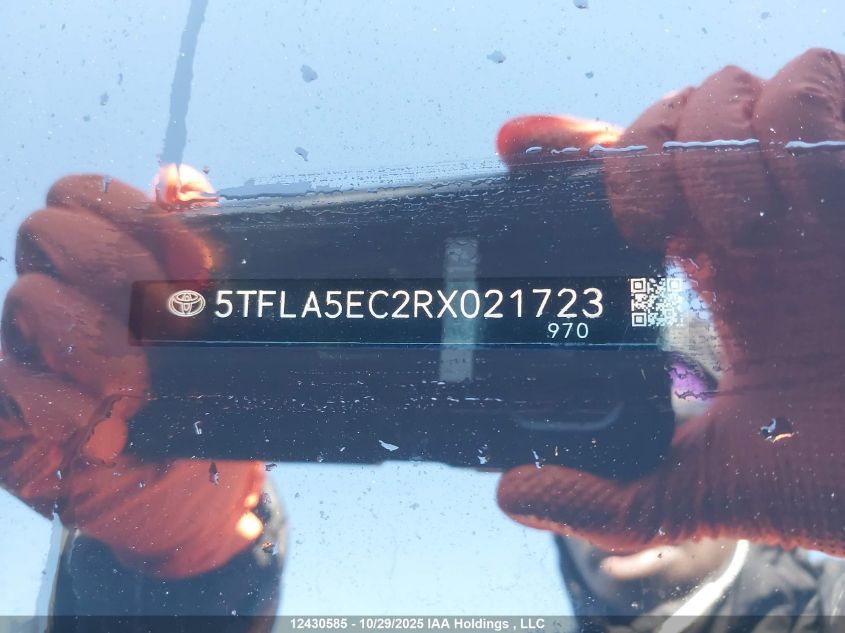 2024 Toyota Tundra Crewmax Sr5 VIN: 5TFLA5EC2RX021723 Lot: 12430585