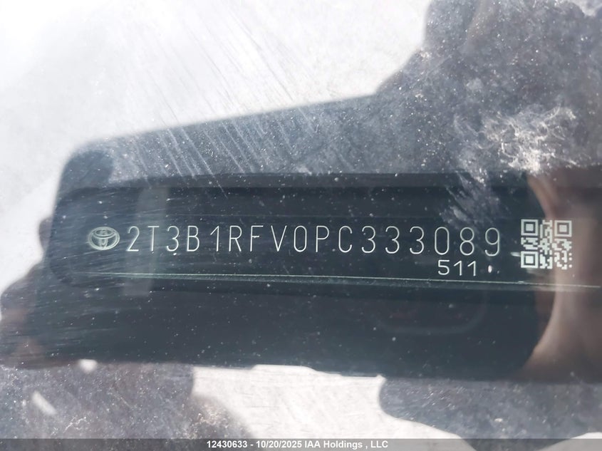 2T3B1RFV0PC333089 2023 TOYOTA RAV 4 photo no. 20