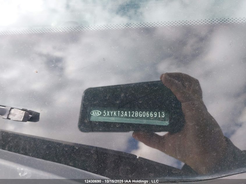 2011 Kia Sorento Lx VIN: 5XYKT3A12BG066913 Lot: 12430690