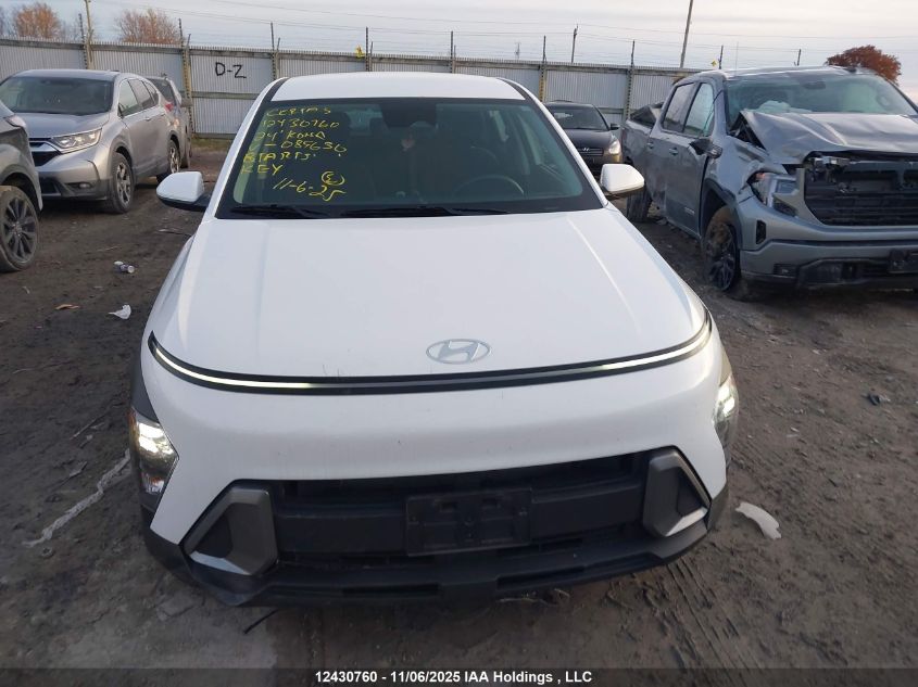 2024 Hyundai Kona Se VIN: KM8HA3ABXRU089630 Lot: 12430760