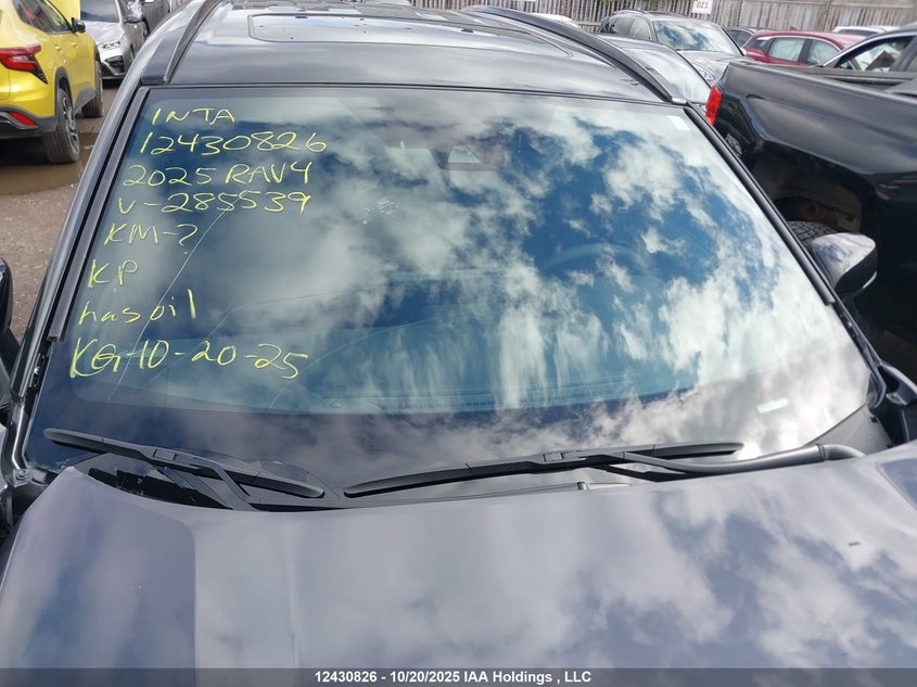 2025 Toyota Rav4 VIN: 2T35WRFV8SW285539 Lot: 12430826