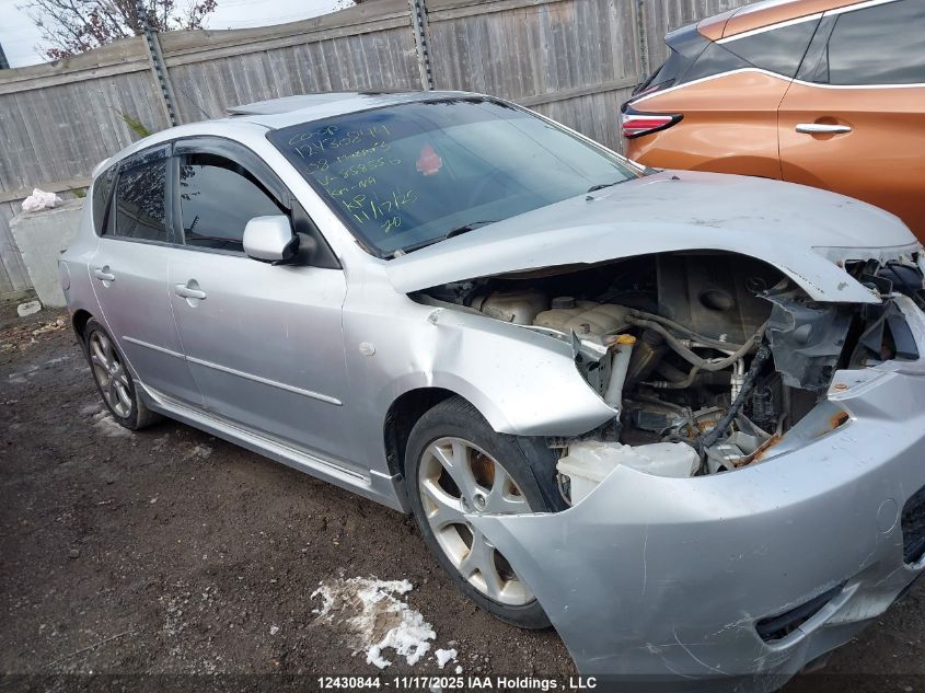2008 Mazda 3 Hatchback VIN: JM1BK343881858556 Lot: 12430844