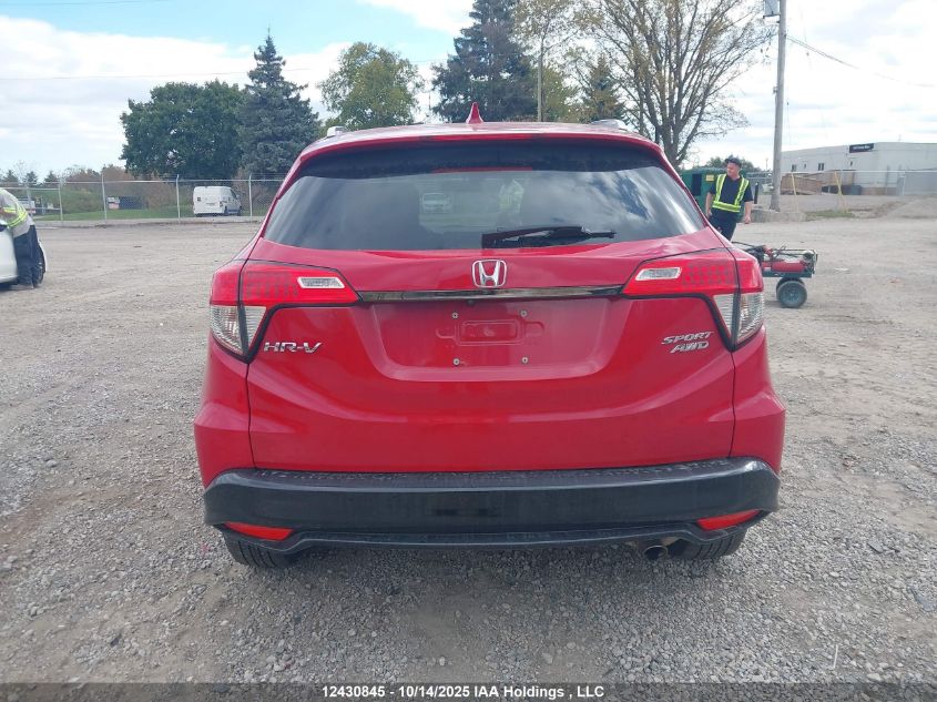 2022 Honda Hr-V Sport VIN: 3CZRU6H28NM105145 Lot: 12430845