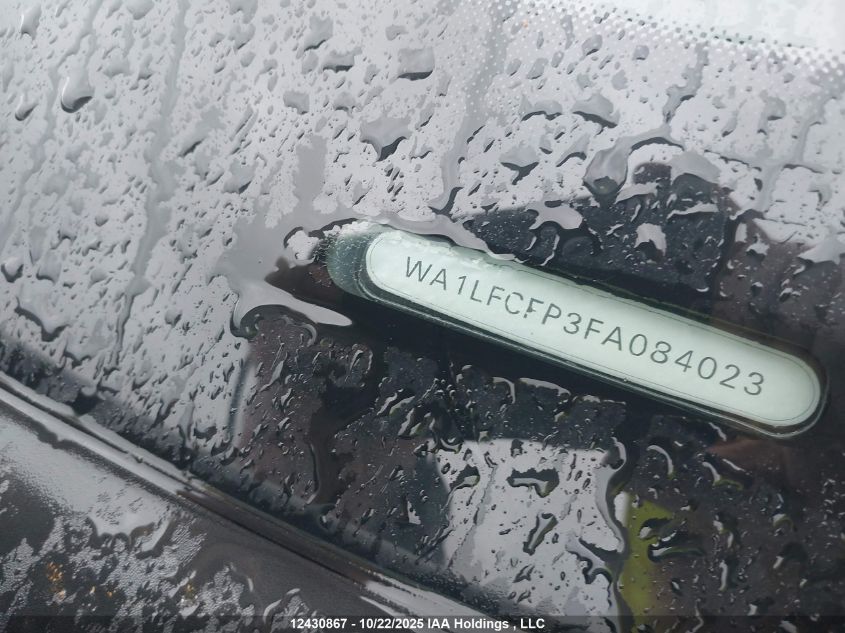 2015 Audi Q5 2.0T Progressiv VIN: WA1LFCFP3FA084023 Lot: 12430867