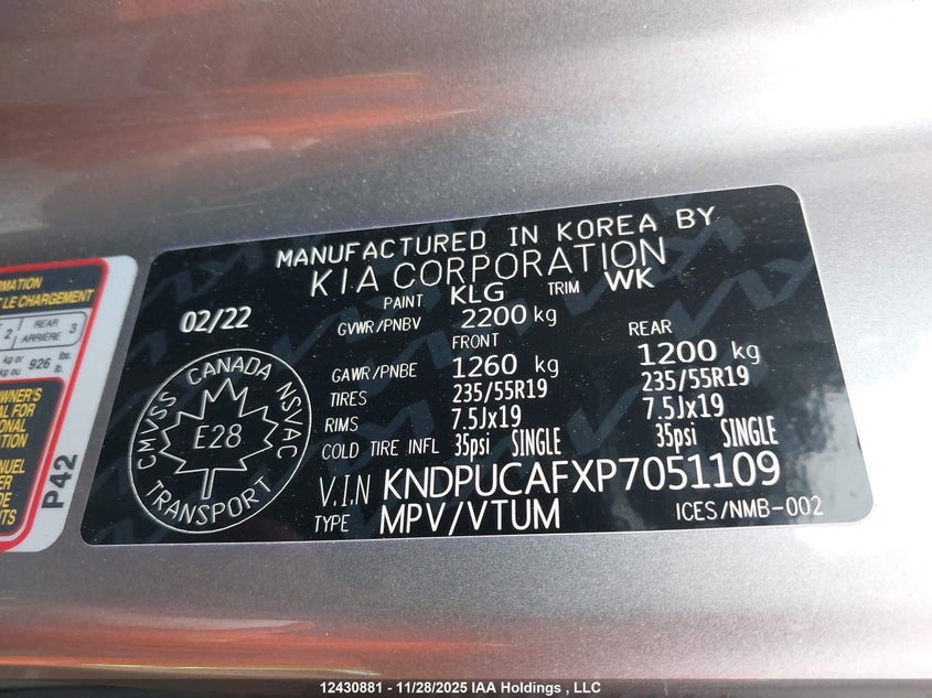 KNDPUCAFXP7051109 2023 KIA SPORTAGE photo no. 9