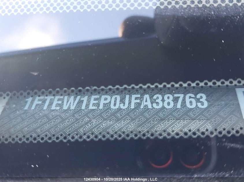 1FTEW1EP0JFA38763 2018 FORD F-150 photo no. 9