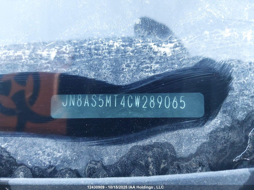 JN8AS5MT4CW289065 2012 NISSAN ROGUE photo no. 20
