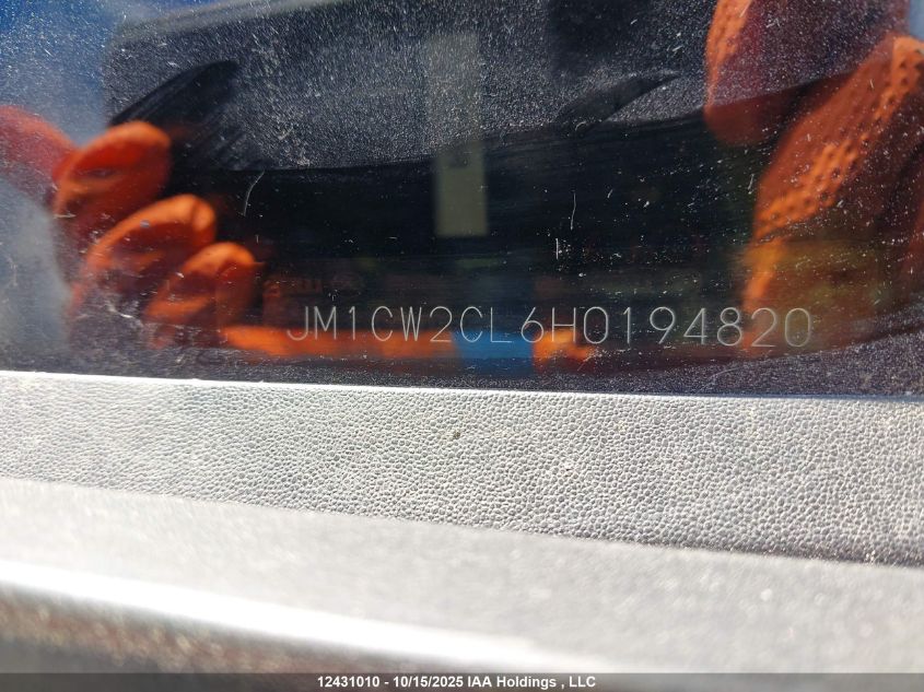 2017 Mazda 5 Touring VIN: JM1CW2CL6H0194820 Lot: 12431010