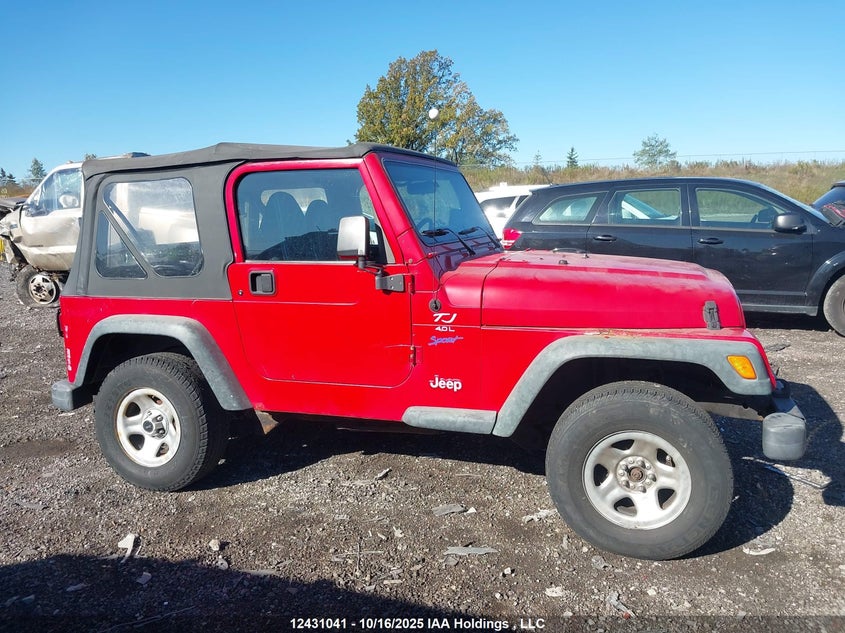 1997 Jeep Wrangler / Tj Sport VIN: 1J4FY19S4VP542143 Lot: 12431041