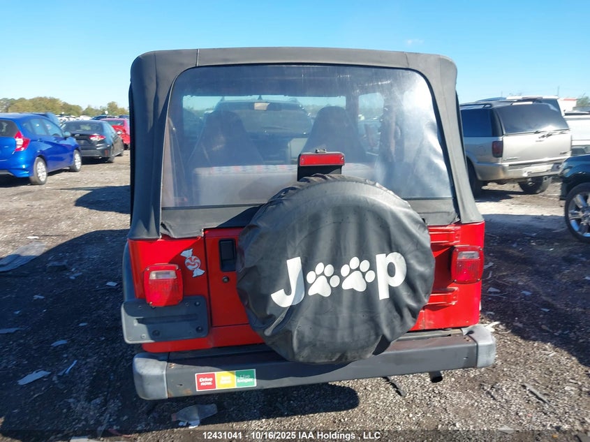 1997 Jeep Wrangler / Tj Sport VIN: 1J4FY19S4VP542143 Lot: 12431041