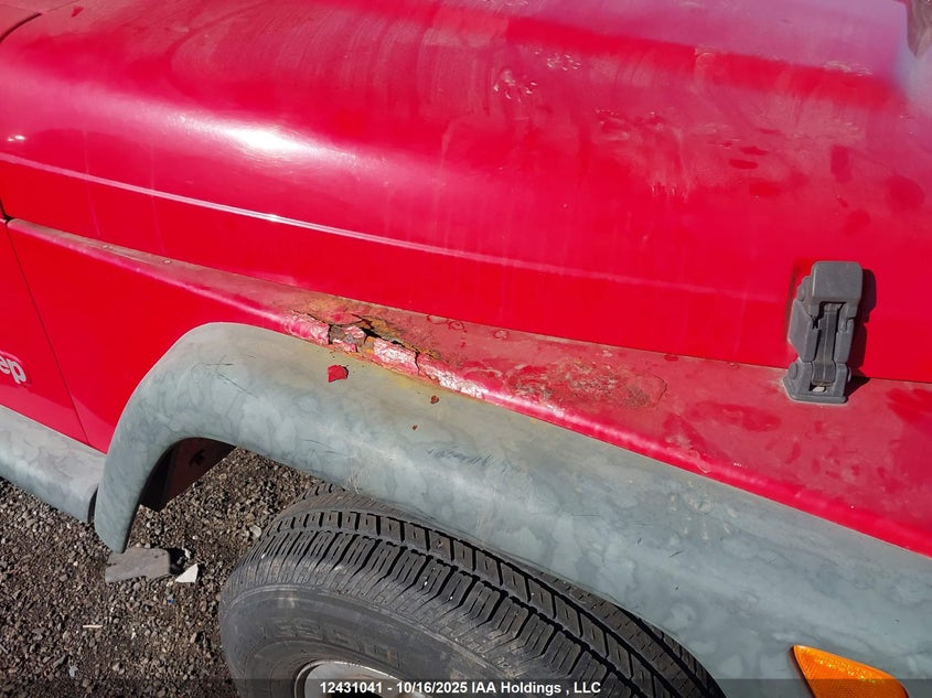 1997 Jeep Wrangler / Tj Sport VIN: 1J4FY19S4VP542143 Lot: 12431041