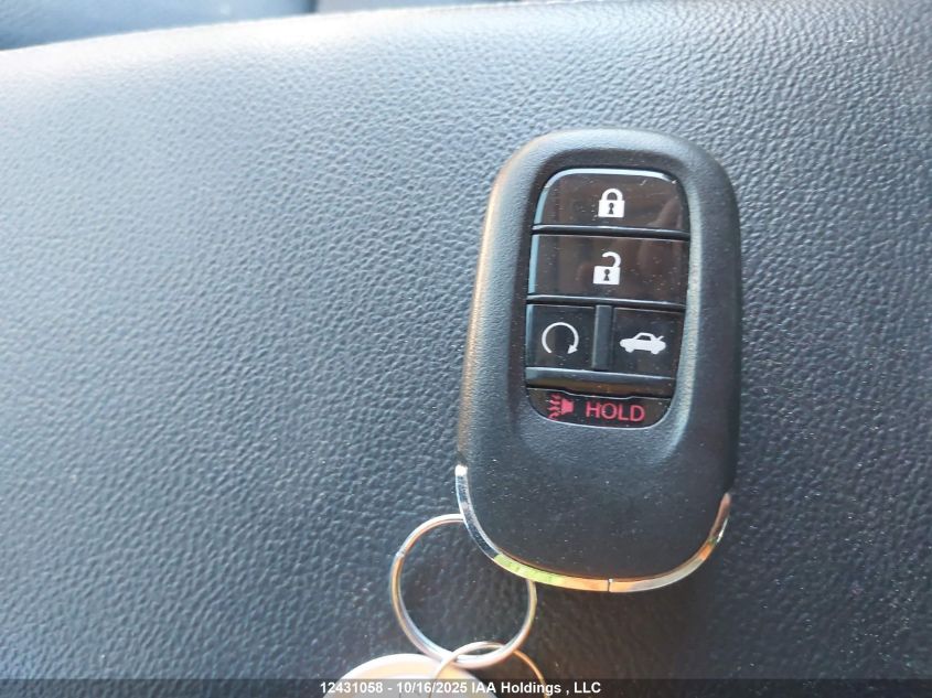 2022 Honda Civic Touring VIN: 2HGFE1F95NH000376 Lot: 12431058