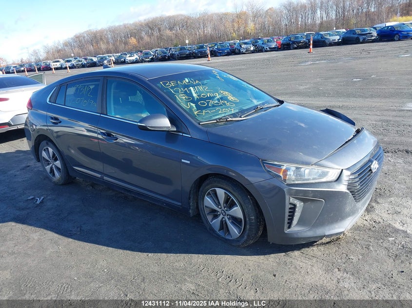 KMHC65LD9JU070190 2018 Hyundai Ioniq Plug-In Hybrid Se auction photo 1