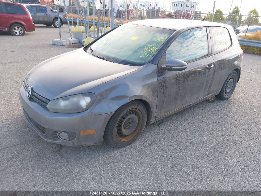 2012 Volkswagen Golf VIN: WVWAA7AJ5CW096848 Lot: 12431120