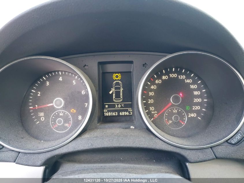 2012 Volkswagen Golf VIN: WVWAA7AJ5CW096848 Lot: 12431120