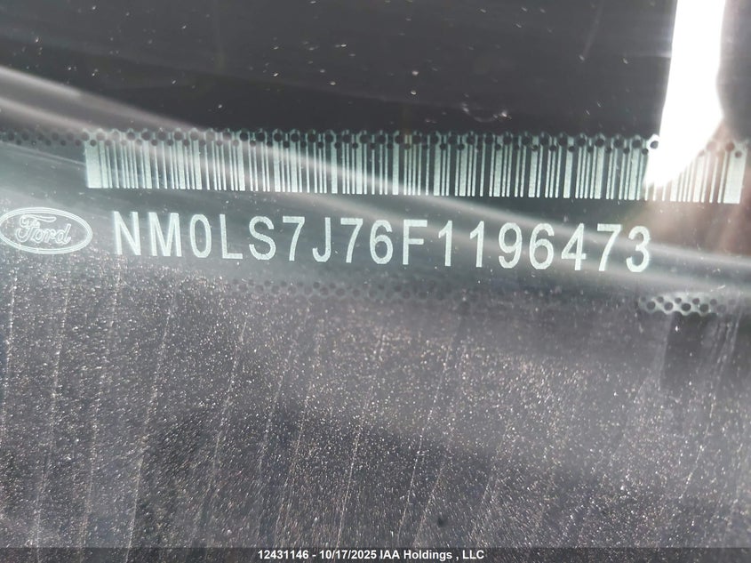 2015 Ford Transit Connect Xlt VIN: NM0LS7J76F1196473 Lot: 12431146