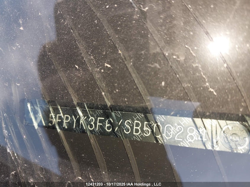 5FPYK3F6XSB500284 2025 HONDA RIDGELINE photo no. 9