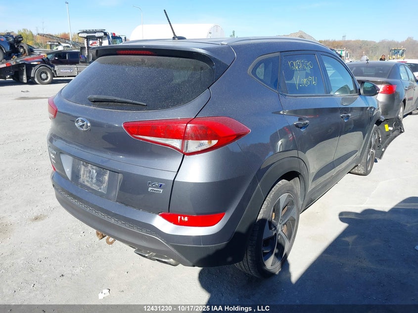 Vin: km8j3ca28gu082961, lot: 2813601, hyundai tucson 20164