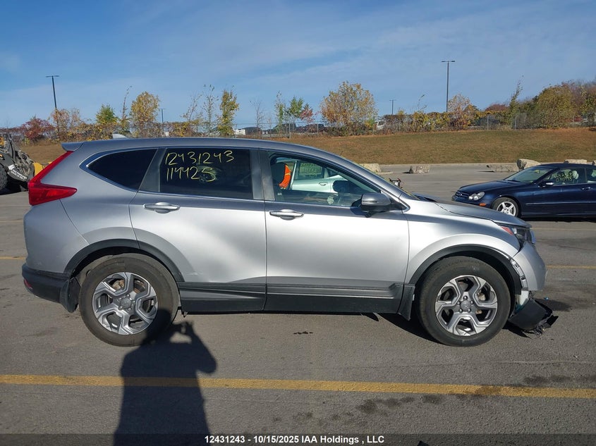 2019 Honda Cr-V Ex VIN: 2HKRW2H59KH114425 Lot: 12431243