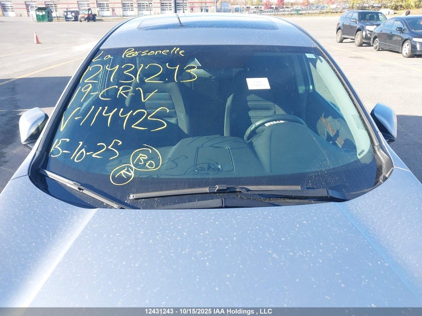 2019 Honda Cr-V Ex VIN: 2HKRW2H59KH114425 Lot: 12431243