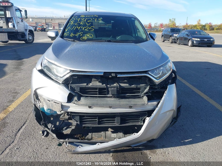 2019 Honda Cr-V Ex VIN: 2HKRW2H59KH114425 Lot: 12431243