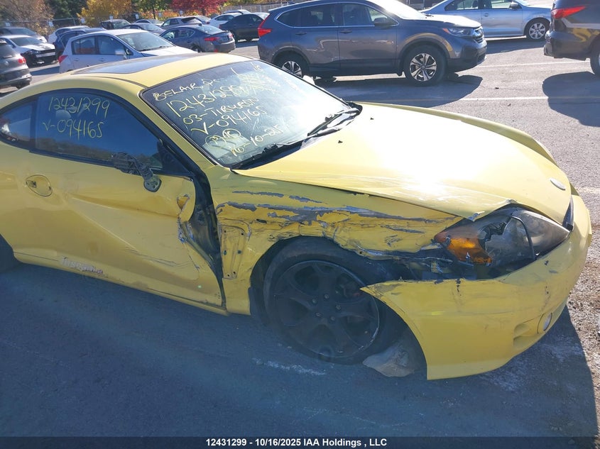 2003 Hyundai Tiburon VIN: KMHHN65F93U094165 Lot: 12431299