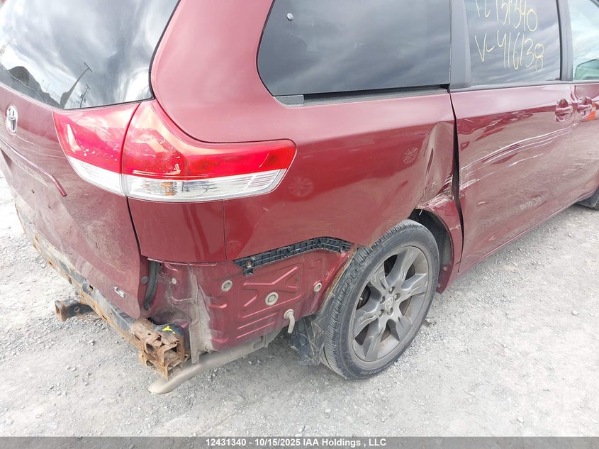 2014 Toyota Sienna Le 8 Passenger VIN: 5TDKK3DC7ES416138 Lot: 12431340