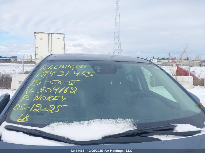 2015 Mazda Cx-5 VIN: JM3KE4DY0F0504162 Lot: 12431465