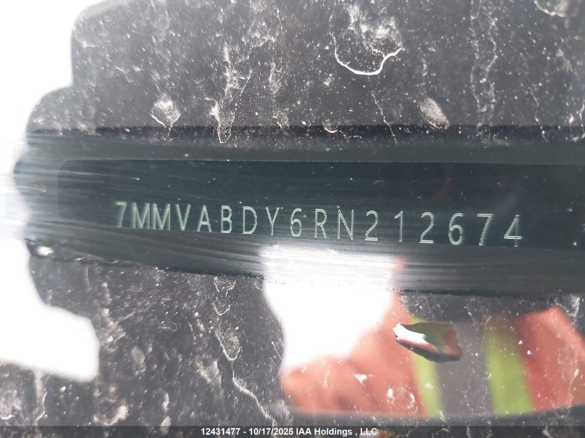 2024 Mazda Cx-50 Gt W/Turbo/Meridian Edition VIN: 7MMVABDY6RN212674 Lot: 12431477