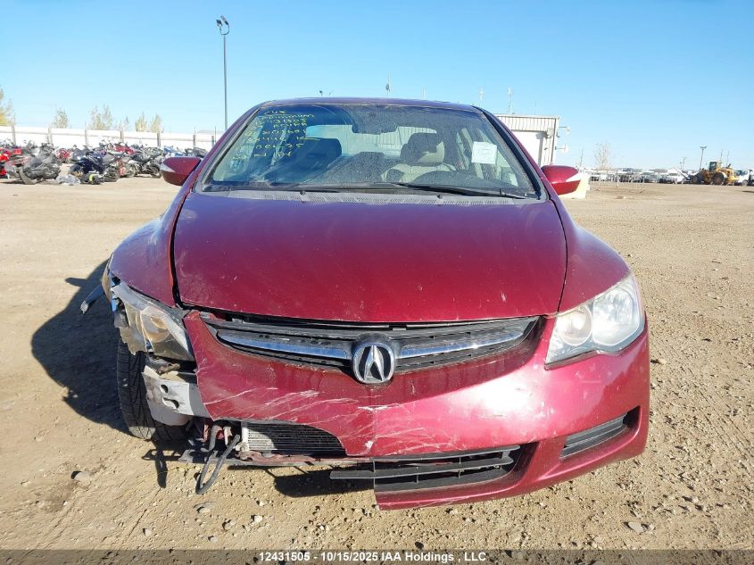 2009 Acura Csx VIN: 2HHFD56549H201601 Lot: 12431505