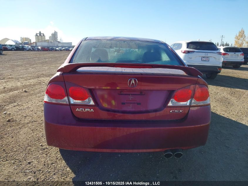 2009 Acura Csx VIN: 2HHFD56549H201601 Lot: 12431505