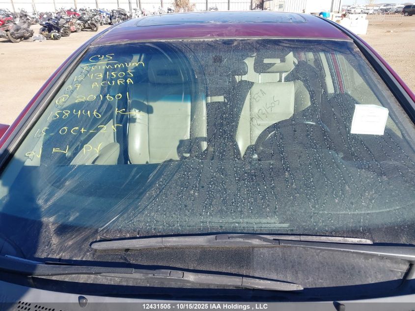 2009 Acura Csx VIN: 2HHFD56549H201601 Lot: 12431505