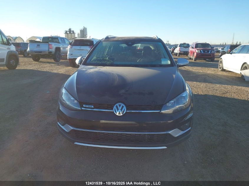 2019 Volkswagen Golf Alltrack 1.8 Tsi Execline/1.8 Tsi Highline VIN: 3VWH17AUXKM502134 Lot: 12431539