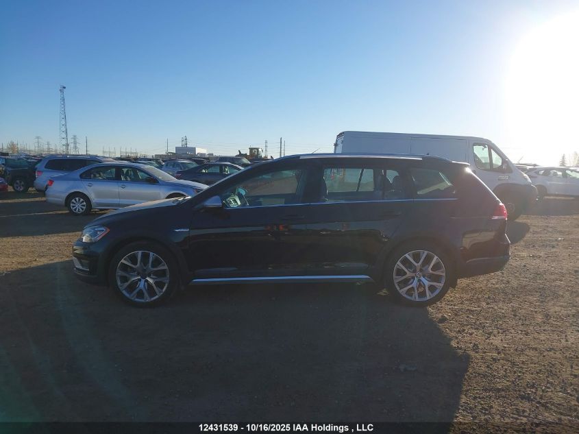 2019 Volkswagen Golf Alltrack 1.8 Tsi Execline/1.8 Tsi Highline VIN: 3VWH17AUXKM502134 Lot: 12431539