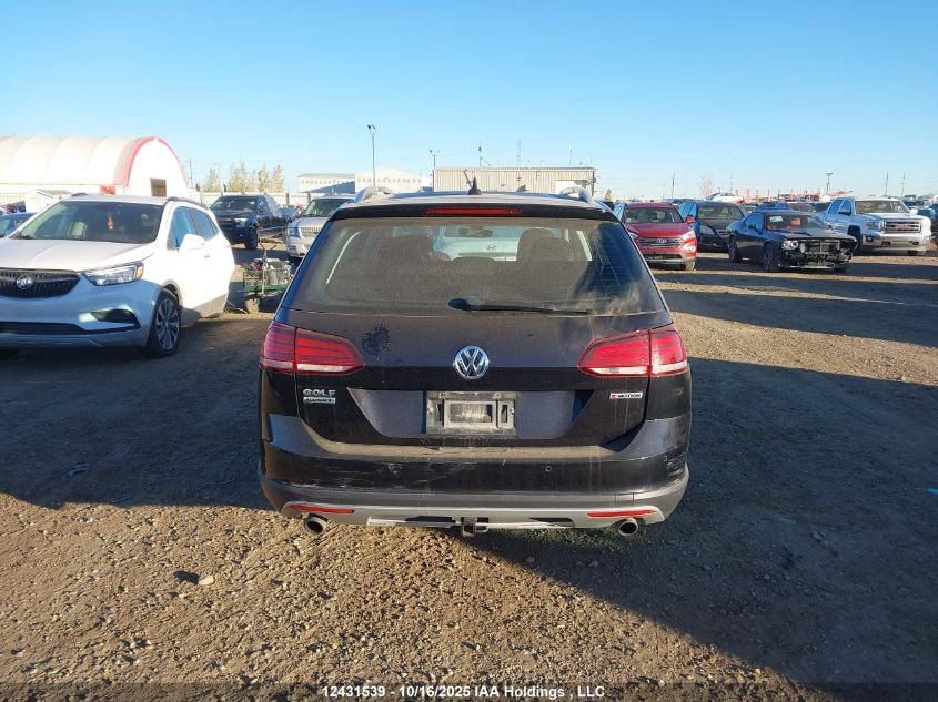 2019 Volkswagen Golf Alltrack 1.8 Tsi Execline/1.8 Tsi Highline VIN: 3VWH17AUXKM502134 Lot: 12431539