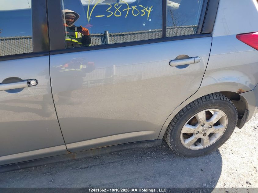 2008 Nissan Versa VIN: 3N1BC13E08L387034 Lot: 12431562