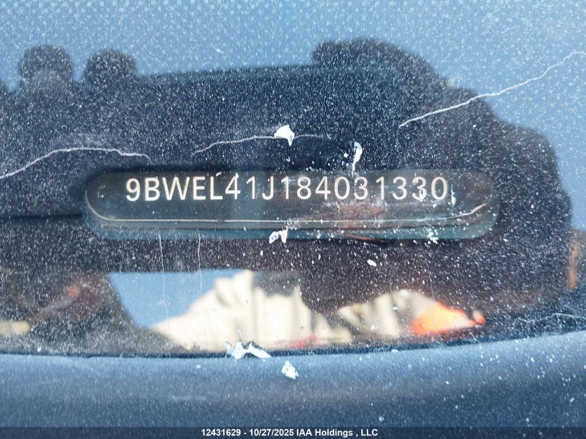 2008 Volkswagen City Golf VIN: 9BWEL41J184031330 Lot: 12431629