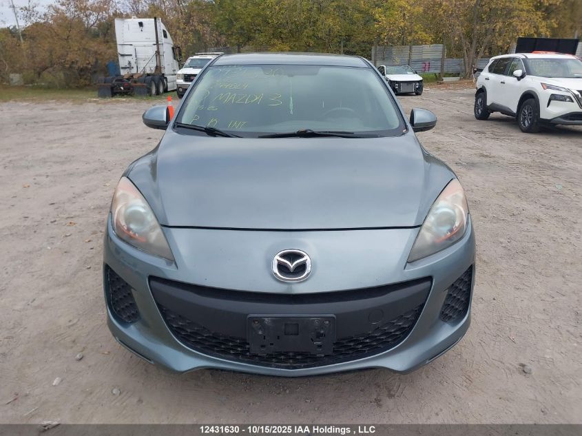 2012 Mazda 3 I VIN: JM1BL1V73C1649642 Lot: 12431630