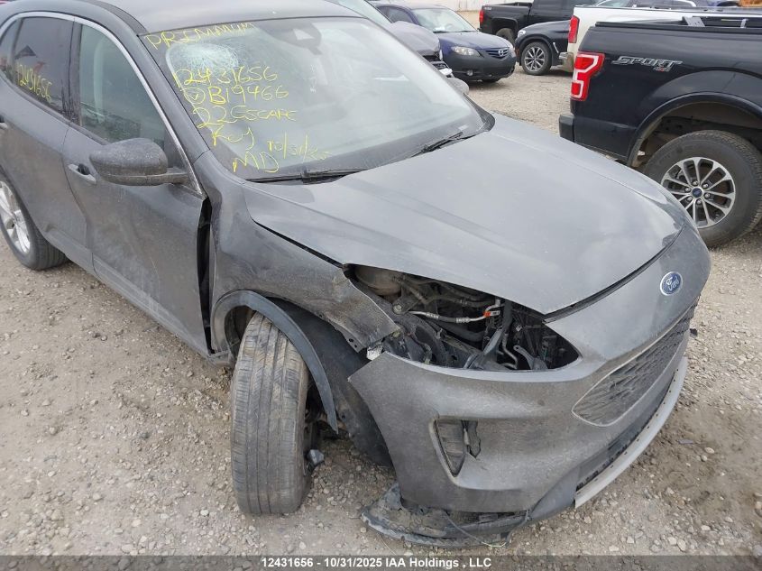 2022 Ford Escape Se VIN: 1FMCU9G69NUB19466 Lot: 12431656