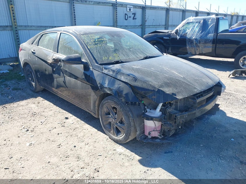 KMHLM4AG1MU075207 2021 Hyundai Elantra Preferred Ivt With Sun And Tech Package auction photo 1