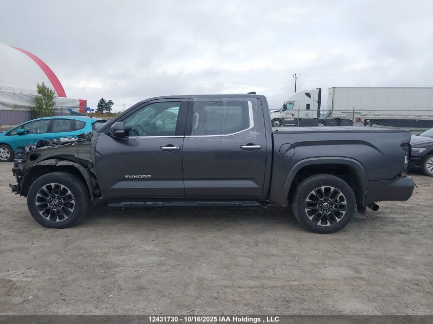 2022 Toyota Tundra Crewmax Limited/Crewmax Trd Pro VIN: 5TFJC5DB0NX012118 Lot: 12431730
