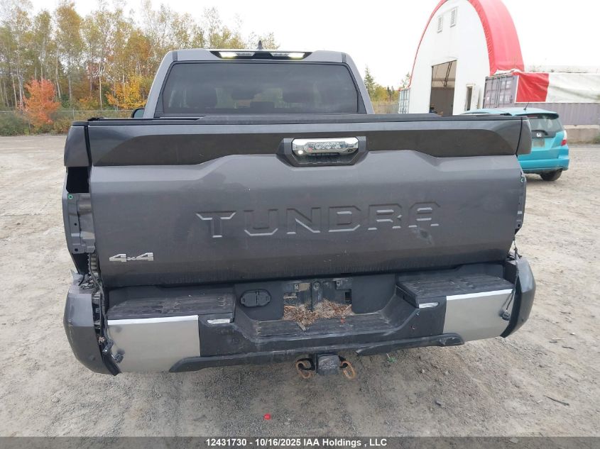 2022 Toyota Tundra Crewmax Limited/Crewmax Trd Pro VIN: 5TFJC5DB0NX012118 Lot: 12431730