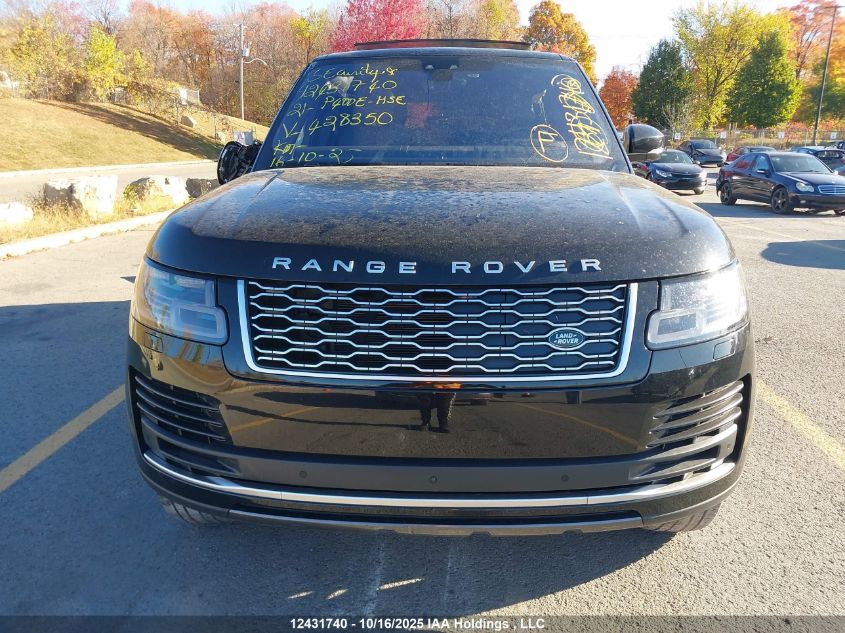 2021 Land Rover Range Rover P400E Hse VIN: SALGS4RY4MA428350 Lot: 12431740