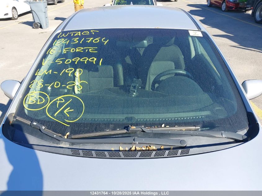 2016 Kia Forte VIN: KNAFK4A6XG5509991 Lot: 12431764