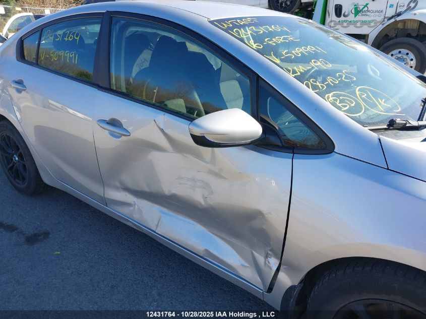 2016 Kia Forte VIN: KNAFK4A6XG5509991 Lot: 12431764