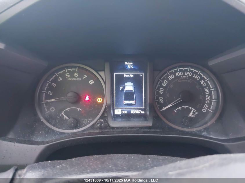 2019 Toyota Tacoma Access Cab/Sr/Sr5/Trd Sport/Trd Off Road VIN: 5TFSZ5AN8KX200592 Lot: 12431809