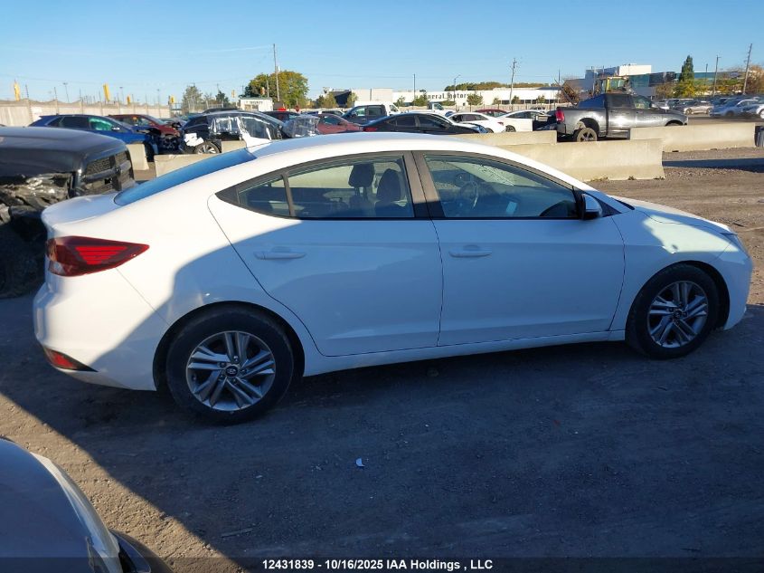 2019 Hyundai Elantra Sel/Value/Limited VIN: KMHD84LF6KU893171 Lot: 12431839