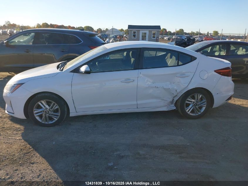 2019 Hyundai Elantra Sel/Value/Limited VIN: KMHD84LF6KU893171 Lot: 12431839