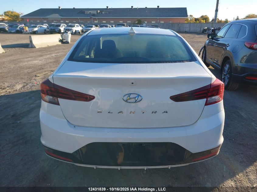 2019 Hyundai Elantra Sel/Value/Limited VIN: KMHD84LF6KU893171 Lot: 12431839